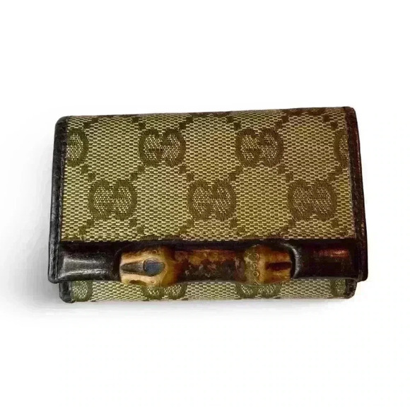 Gucci Bamboo Mini Key Holder - Picture 1 of 6